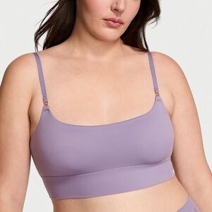 Feathersoft Essentials Bralette / Frozen Plum / Size XL